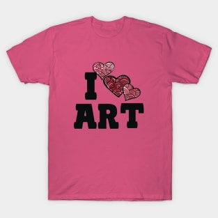 I love Art T-Shirt